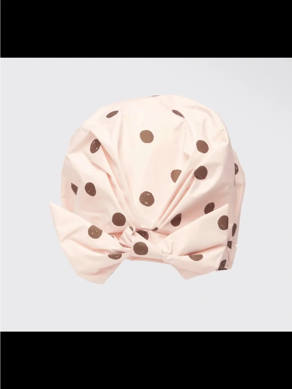 Kit+Sch Pink Luxury Polka Dot Shower Cap